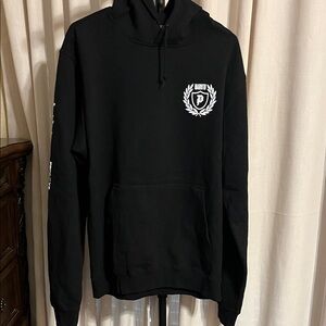 Primitive Naruto Shippuden Black Hoodie with White Logo